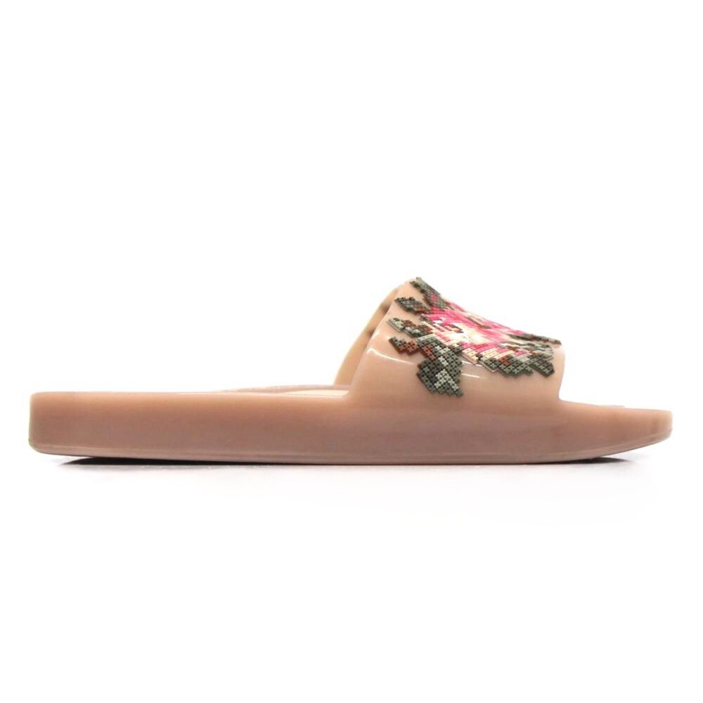 NEW melissa Women Caibatte Dusty Rose Beach Slide Sandals - Picture 4 of 7